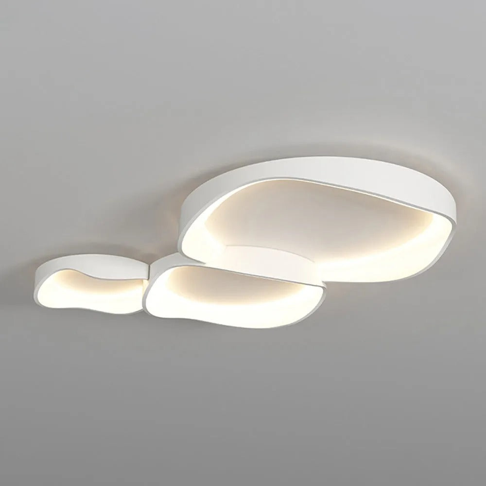 Arisha Modern Wave Flush Mount Ceiling Light Living Room - Letslighting