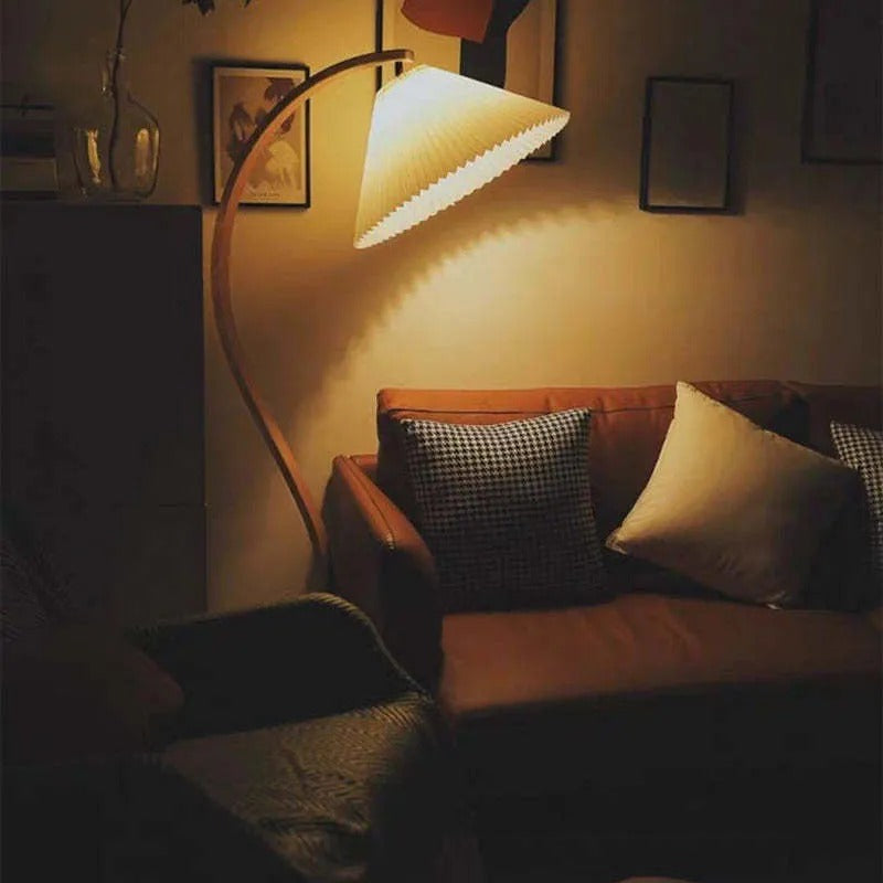 Ritta Floor Lamp Caprani Unique LED Wood Bedroom/Living Room
