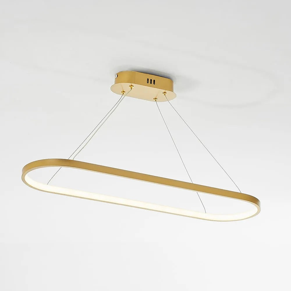 Arisha Oval Minimalist Hanging Pendant Light