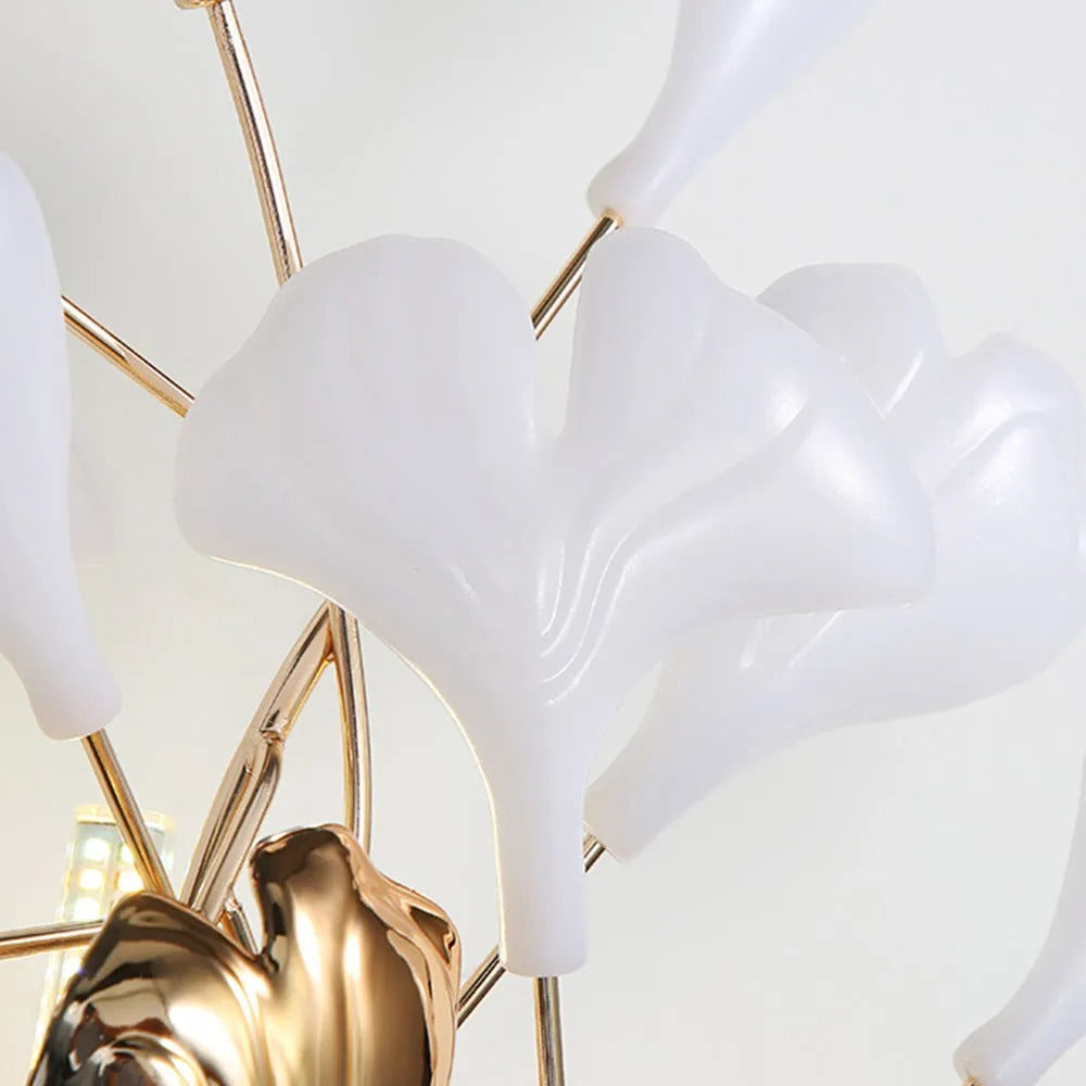 Olivia Decorative Flower Ceramic Wall Lamp Bedroom - Letslighting