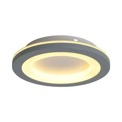 Arisha Modern Flower Metal Flush Mount Ceiling Light Gray