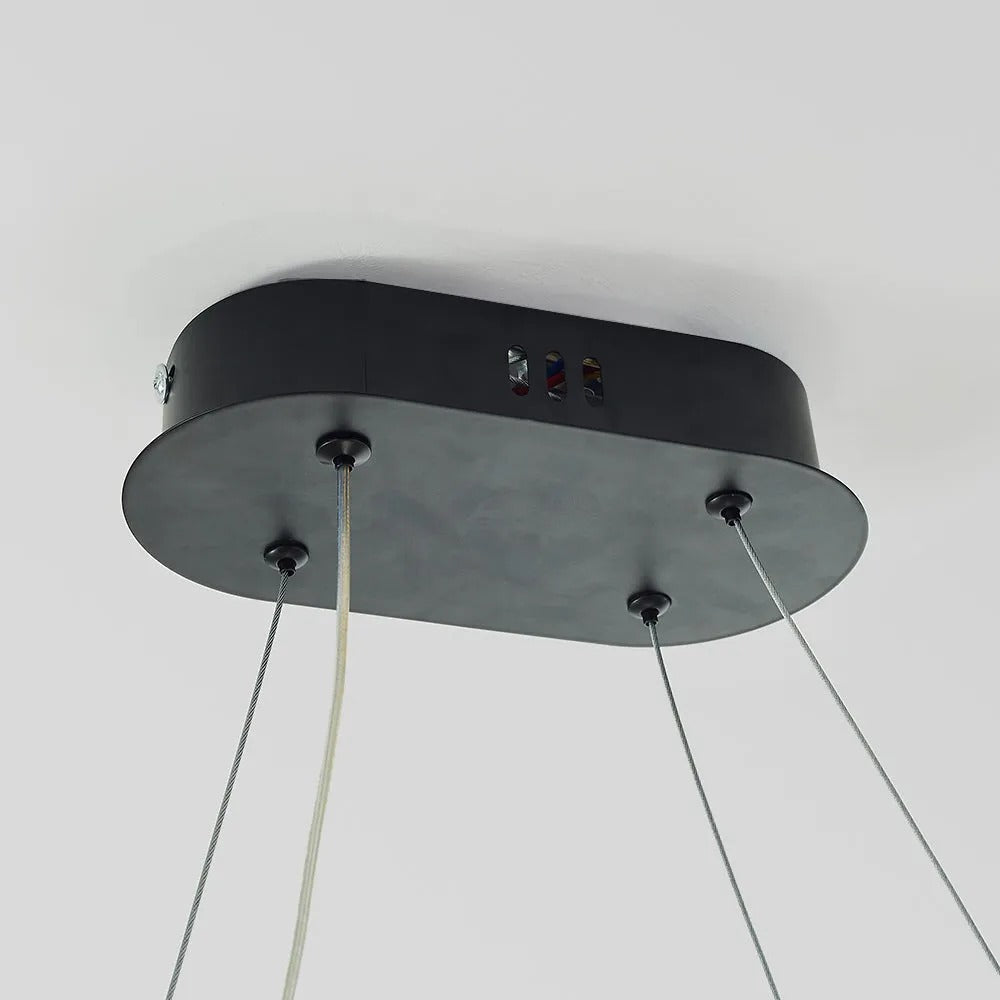 Arisha Oval Minimalist Hanging Pendant Light