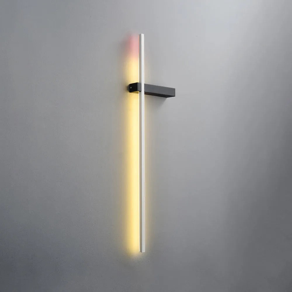 Arisha Minimalist Linear Multi-Color Indoor Wall Lamp Metal Bedroom Lving Room