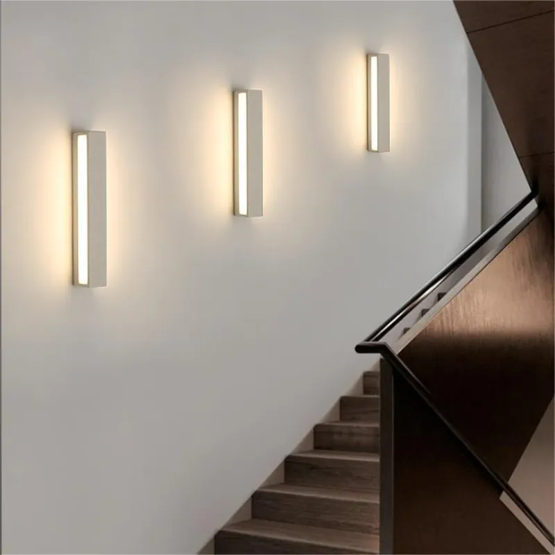 Arisha Modern Design Rectangular LED Outdoor Wall Lamp Garden Courtyard Corridor