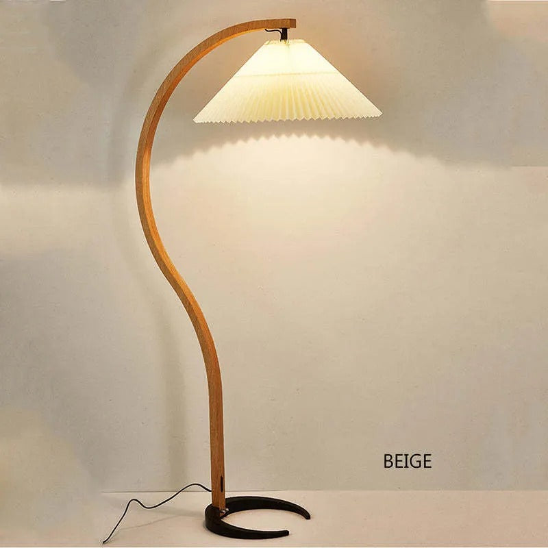 Ritta Floor Lamp Caprani Unique LED Wood Bedroom/Living Room