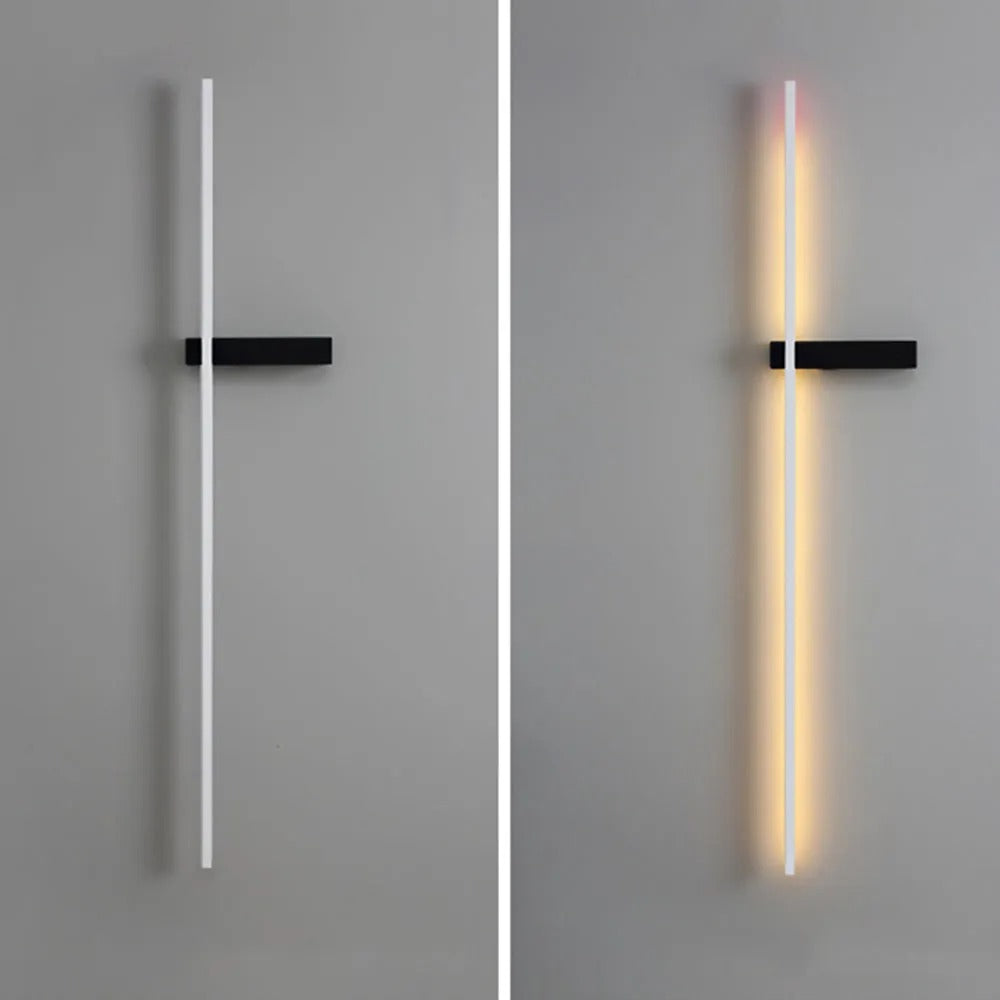 Arisha Minimalist Linear Multi-Color Indoor Wall Lamp Metal Bedroom Lving Room