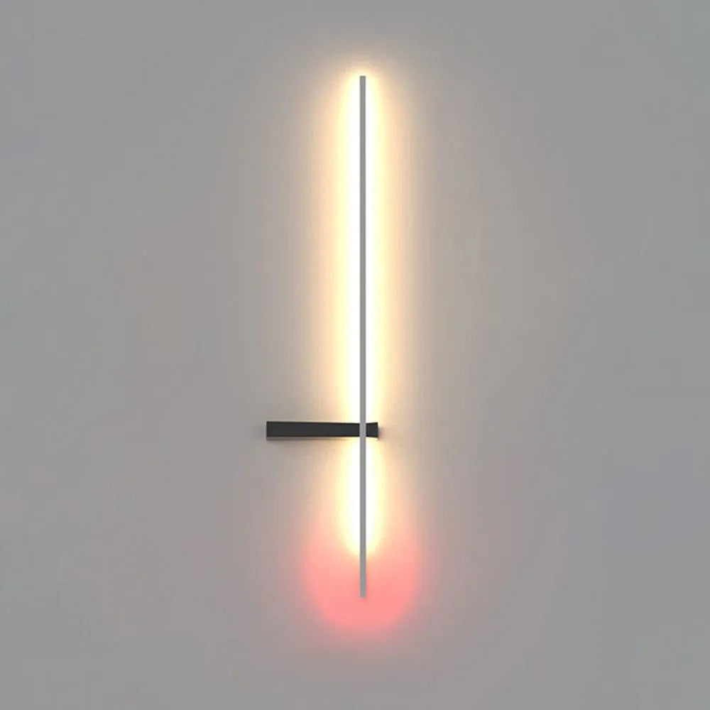 Arisha Minimalist Linear Multi-Color Indoor Wall Lamp Metal Bedroom Lving Room