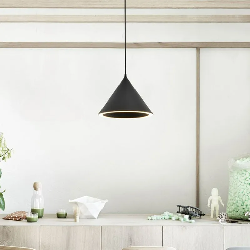 Valentina Funnel-Shape LED Pendant Light for Living Room - Letslighting