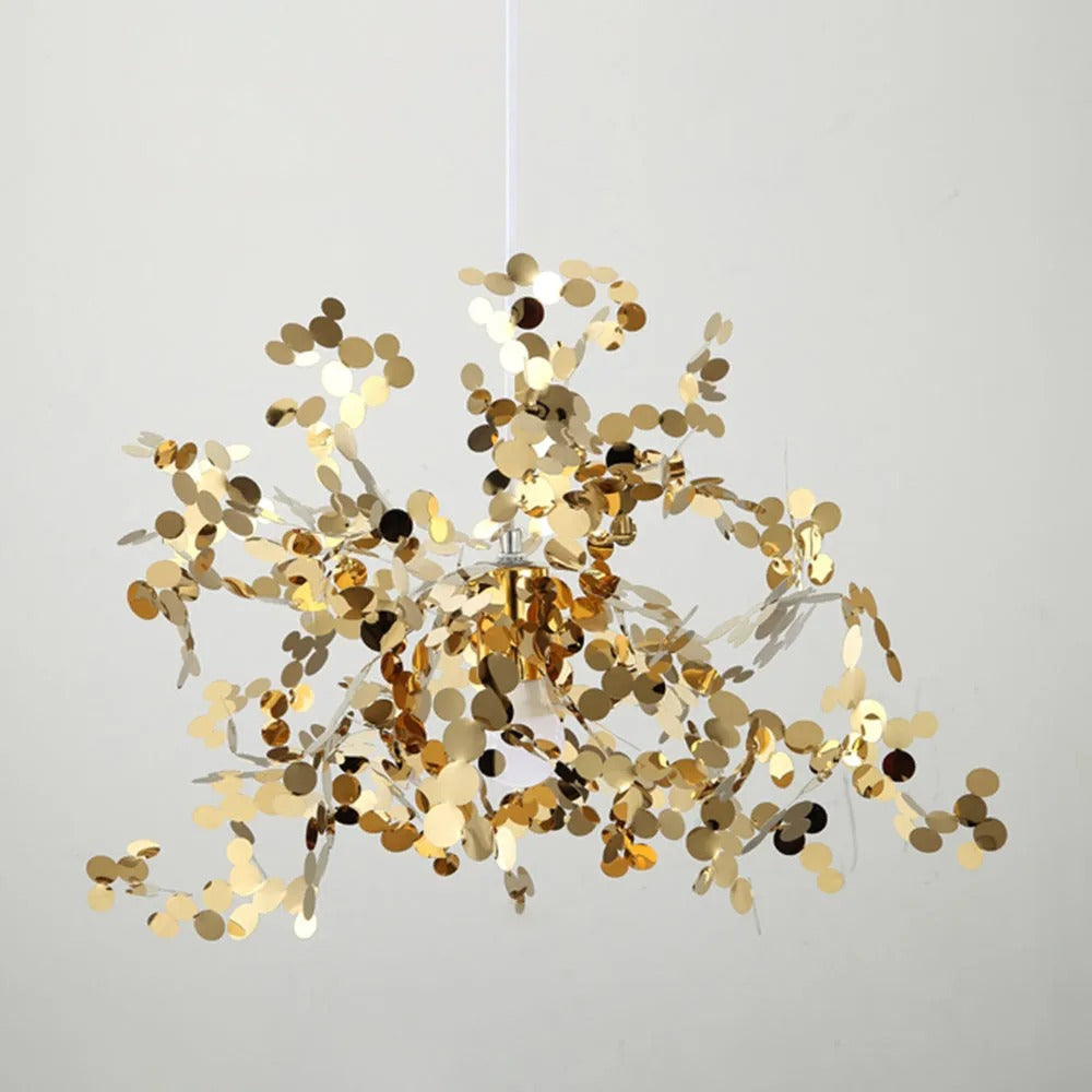 Olivia Artsy Classy Cluster Fireworks Pendant Light Metal