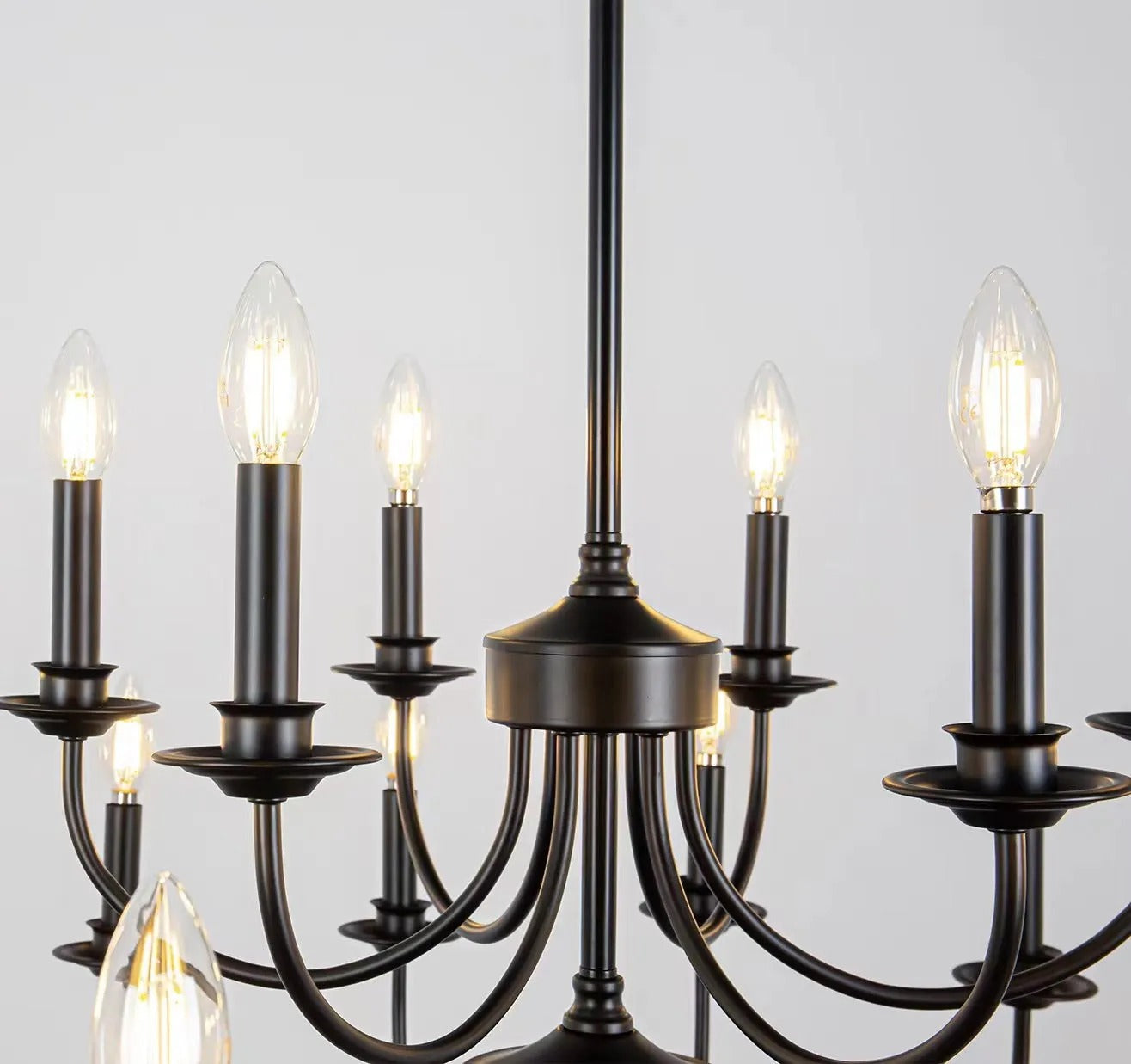 Silva LED Chandelier Metal Bedroom Living Room Ding Room - Letslighting