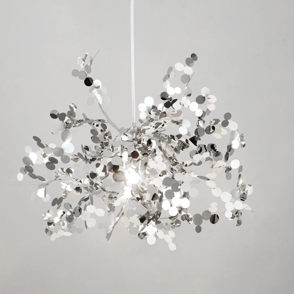 Olivia Artsy Classy Cluster Fireworks Pendant Light Metal