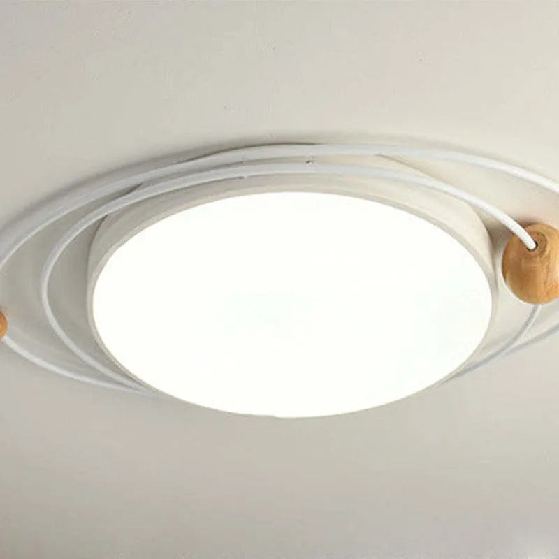 Arisha Modern Ceiling Light LED Wood Living Room - Letslighting