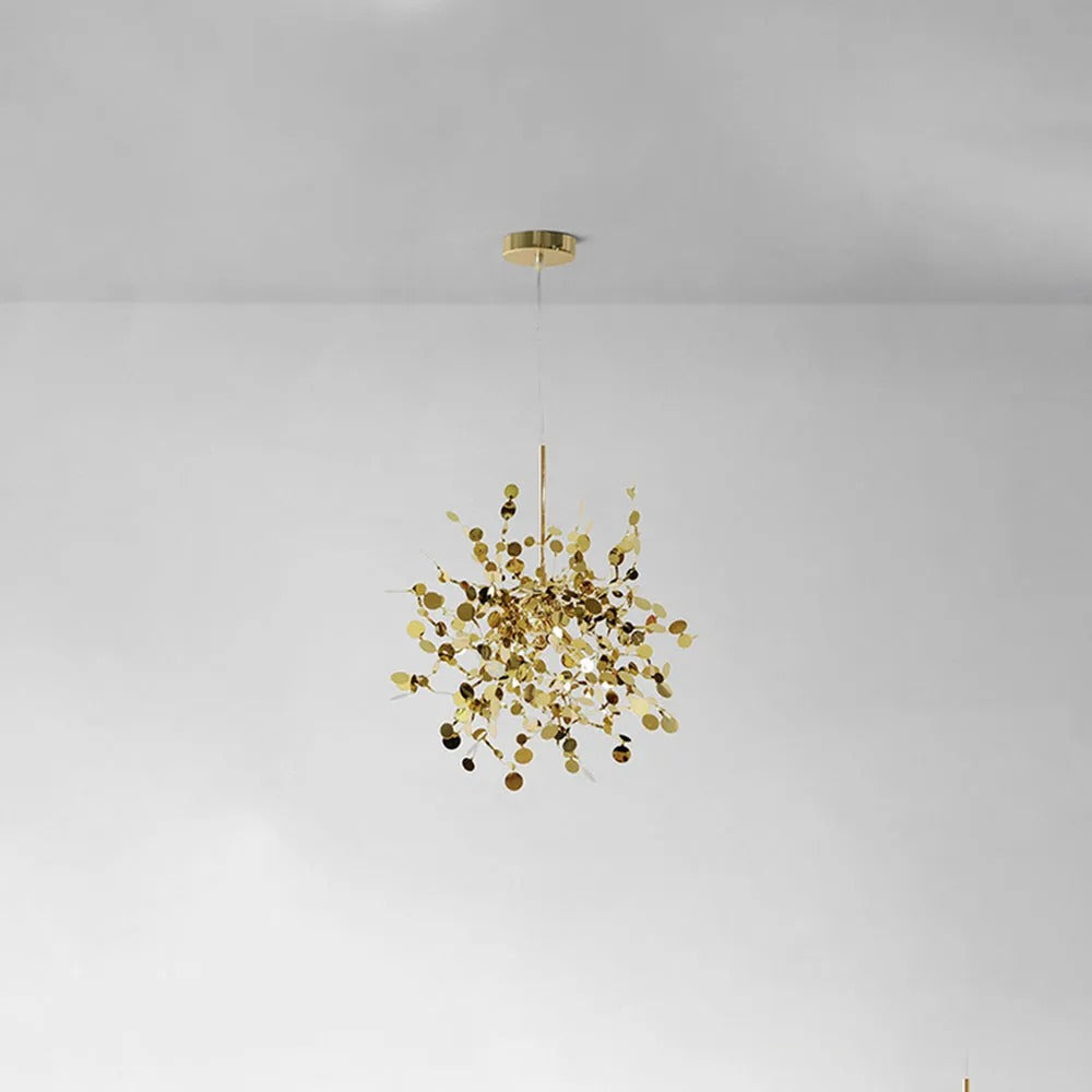 Olivia Artsy Classy Cluster Fireworks Pendant Light Metal