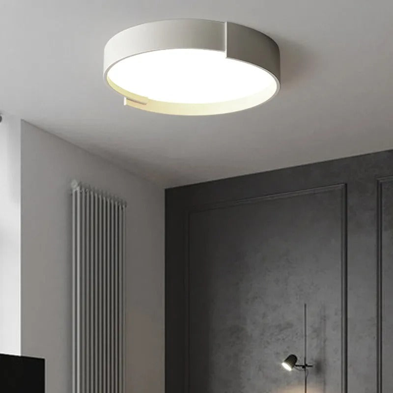 Arisha Modern Round Flush Mount Ceiling Light LED Double Layer