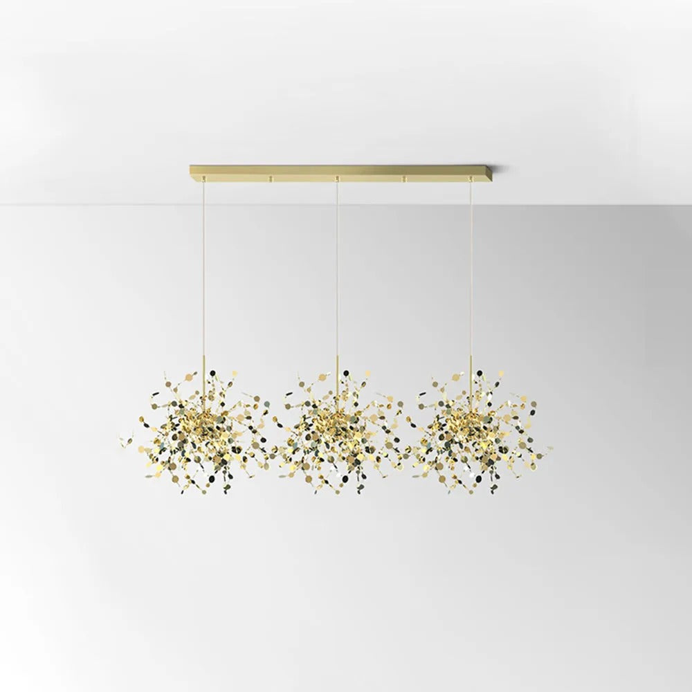 Olivia Artsy Classy Cluster Fireworks Pendant Light Metal