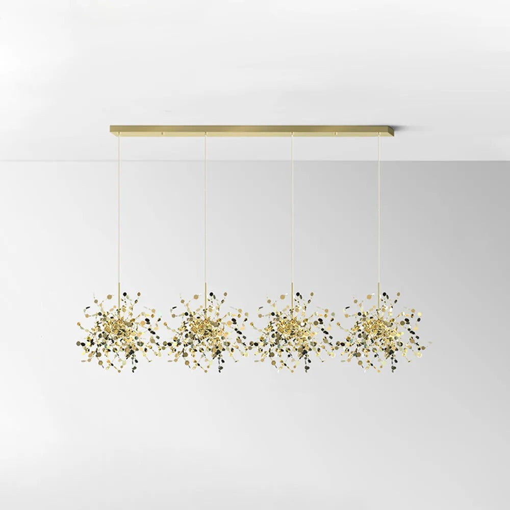 Olivia Artsy Classy Cluster Fireworks Pendant Light Metal