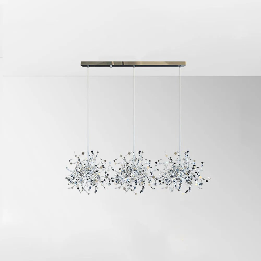 Olivia Artsy Classy Cluster Fireworks Pendant Light Metal