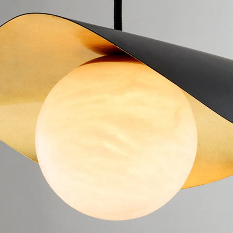 Arisha Modern Nordic Minimalist Metal Marble Pendant Light - Letslighting