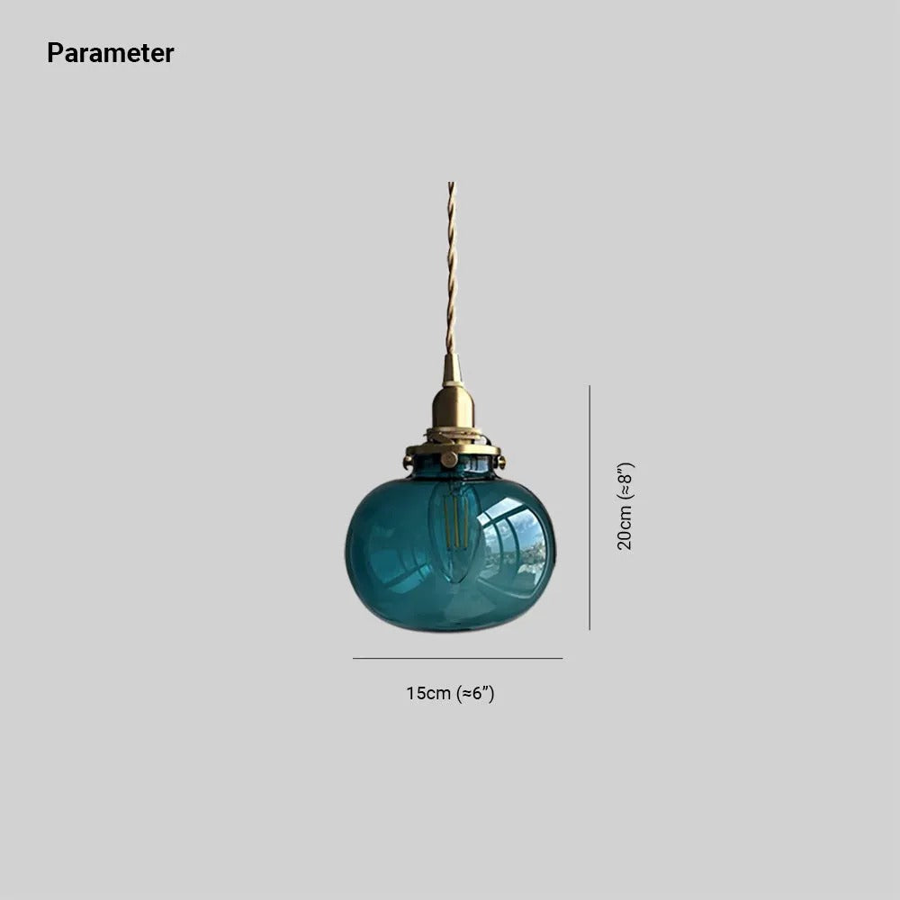 Valentina Pendant Light Globe Vintage Glass Indoor
