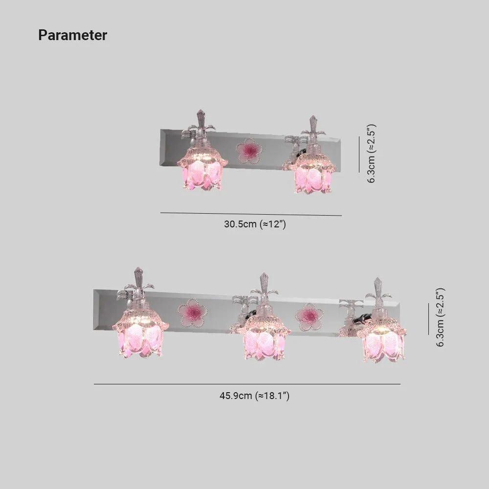 Ray Modern Flower Vanity Wall Lamp Bathroom