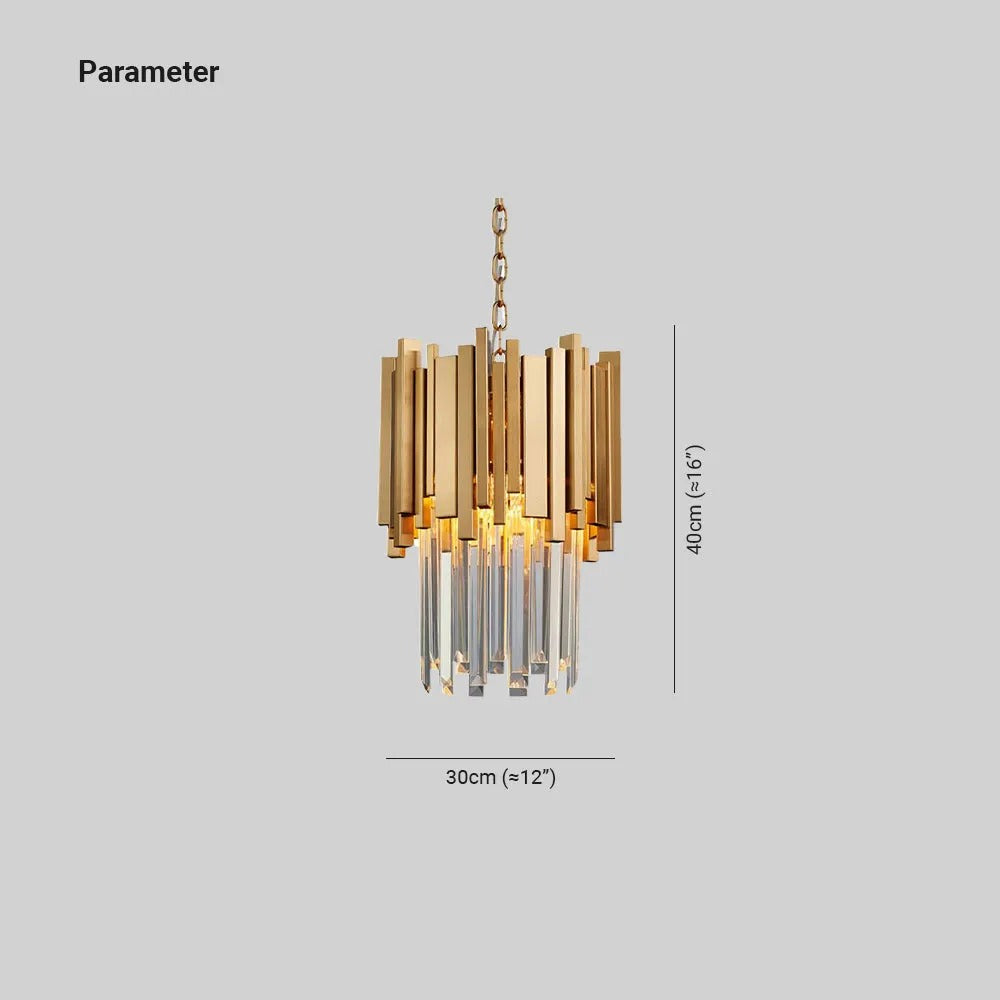 Kristy Modern Crystal Pendant Light Living Room - Letslighting