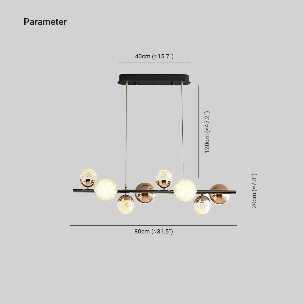 Valentina Glass Modern Bubbles Pendant Light - Letslighting