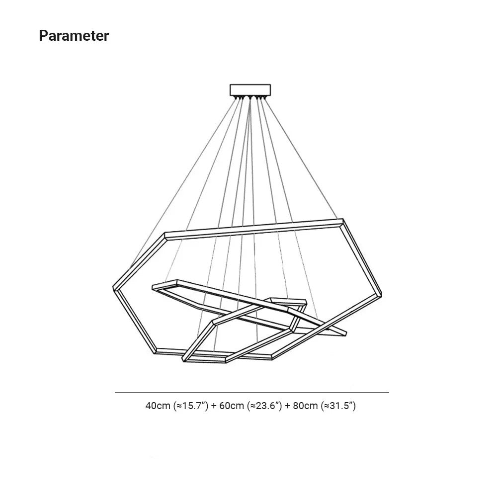 Arisha Minimalist Geomatic Pendant Light DIY - Letslighting