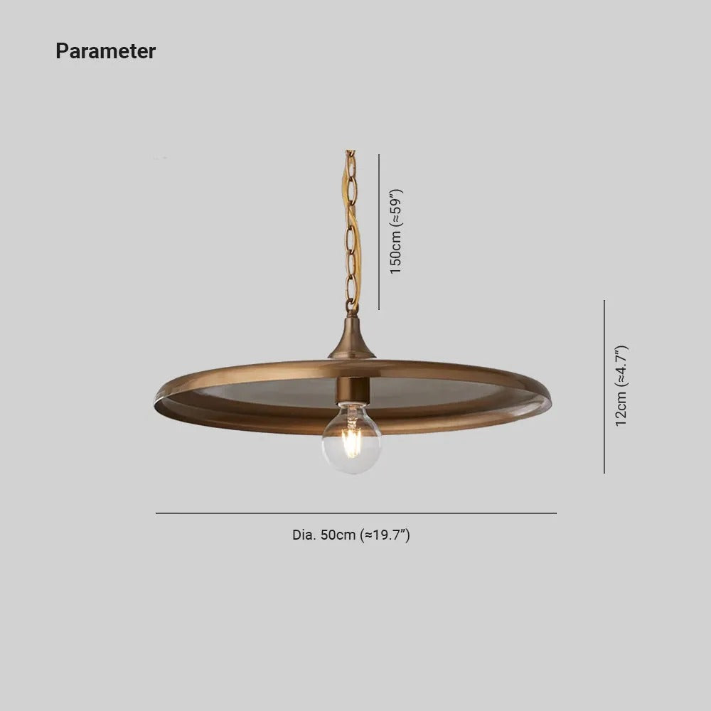 Silva Industrial Vintage Metal Pendant Light Living Room