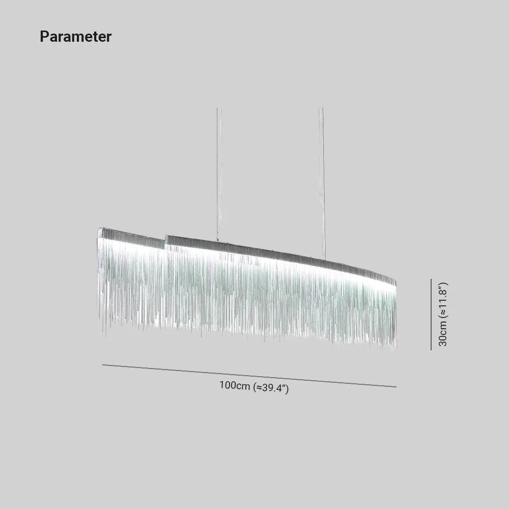 Kristy Luxury Tassel Acrylic Pendant Light - Letslighting