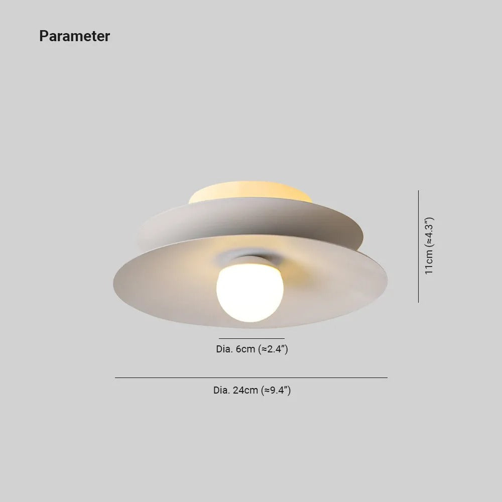 Arisha Modern LED Ceiling Light Lamp Metal Balcony