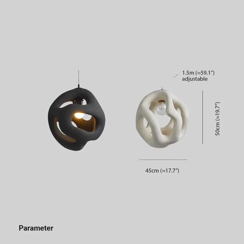 Avi Modern Metal Resin Pendant Light