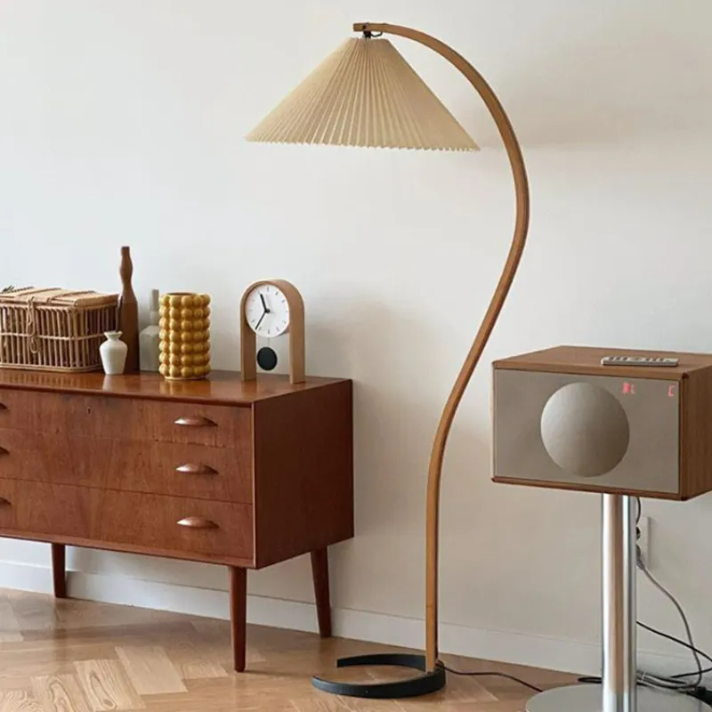 Ritta Floor Lamp Caprani Unique LED Wood Bedroom/Living Room