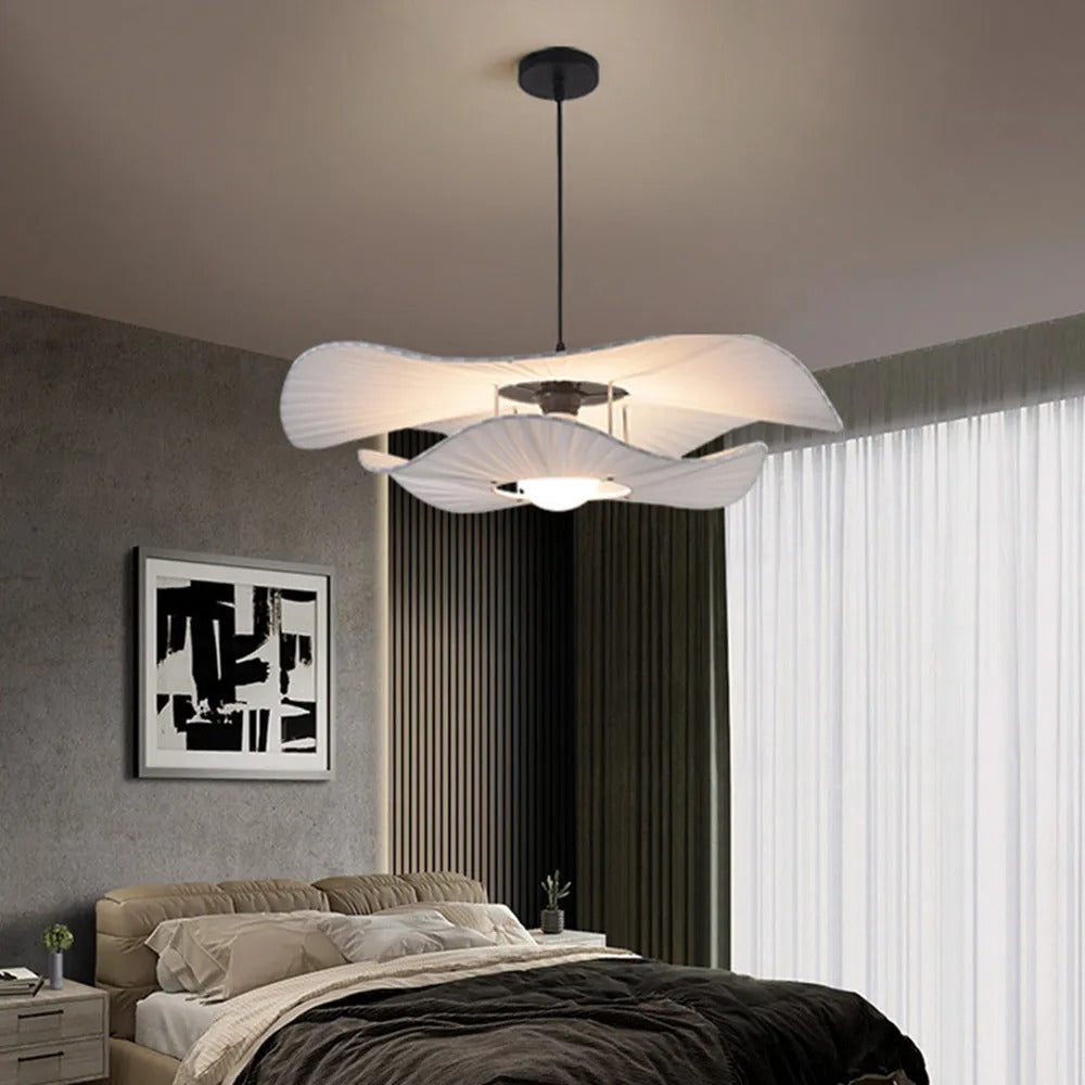 Ritta Modern Nordic Cloth Metal Shell Pendant Light