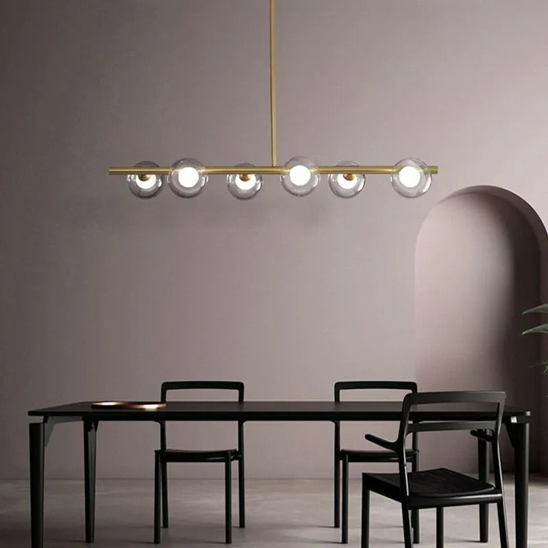 Valentina Nordic Linear Pendant Light Kitchen Islands