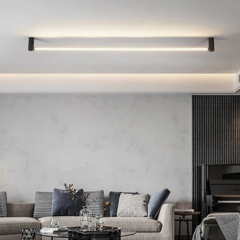 Arisha Minimalist Flush Mount Ceiling LighMetal/Acrylic Hallway