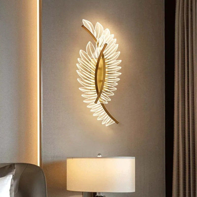 Kristy Modern Crystal Wall Lamp Wings Design Sconce for Bedroom - Letslighting
