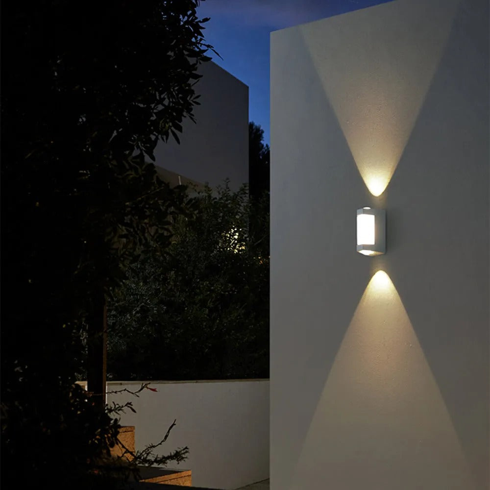 Ray Nordic Up Down Acrylic Outdoor Wall Lamp - Letslighting