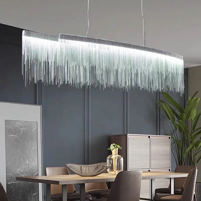 Kristy Luxury Tassel Acrylic Pendant Light - Letslighting