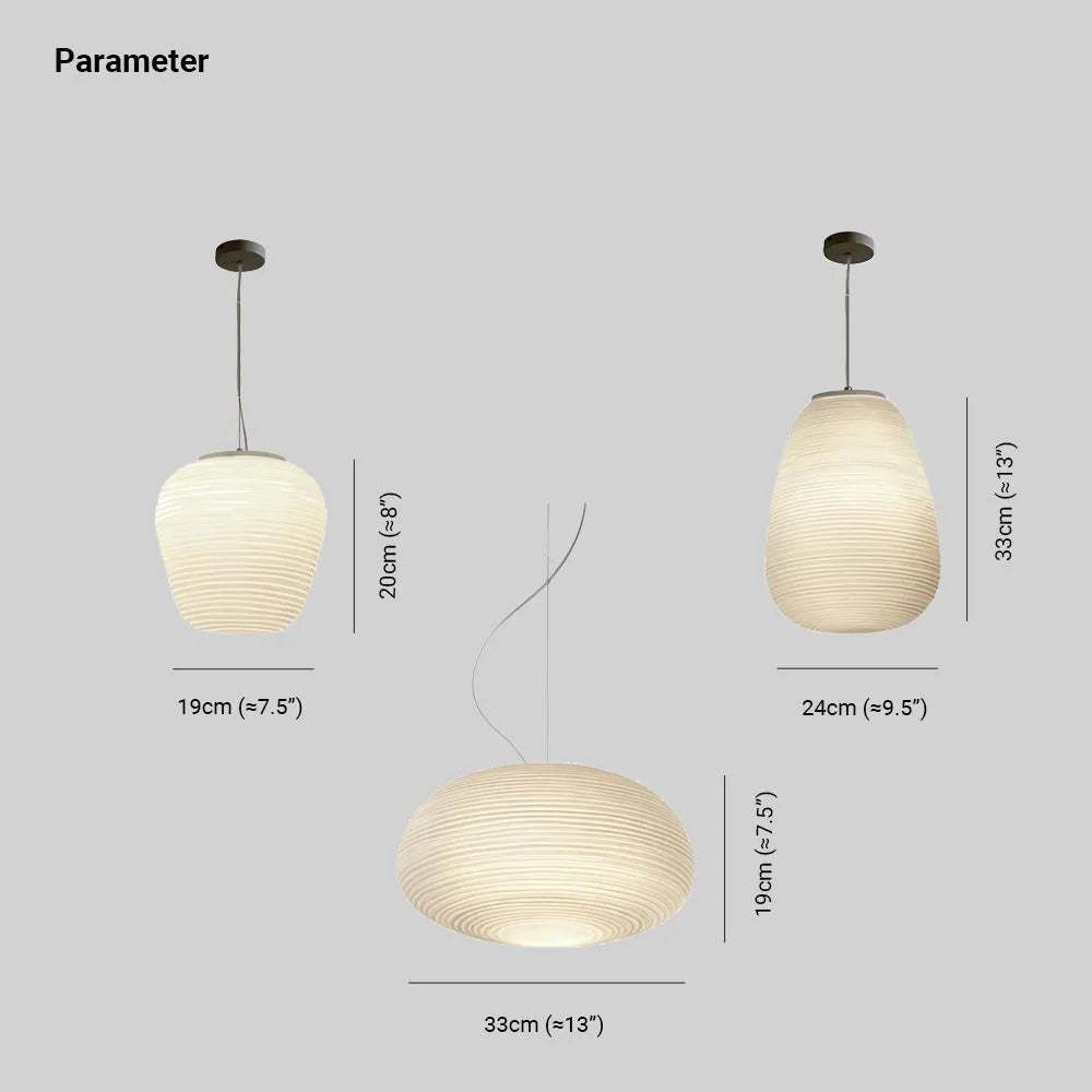 Ritta Designer Glass/Metal Simple Pendant Light