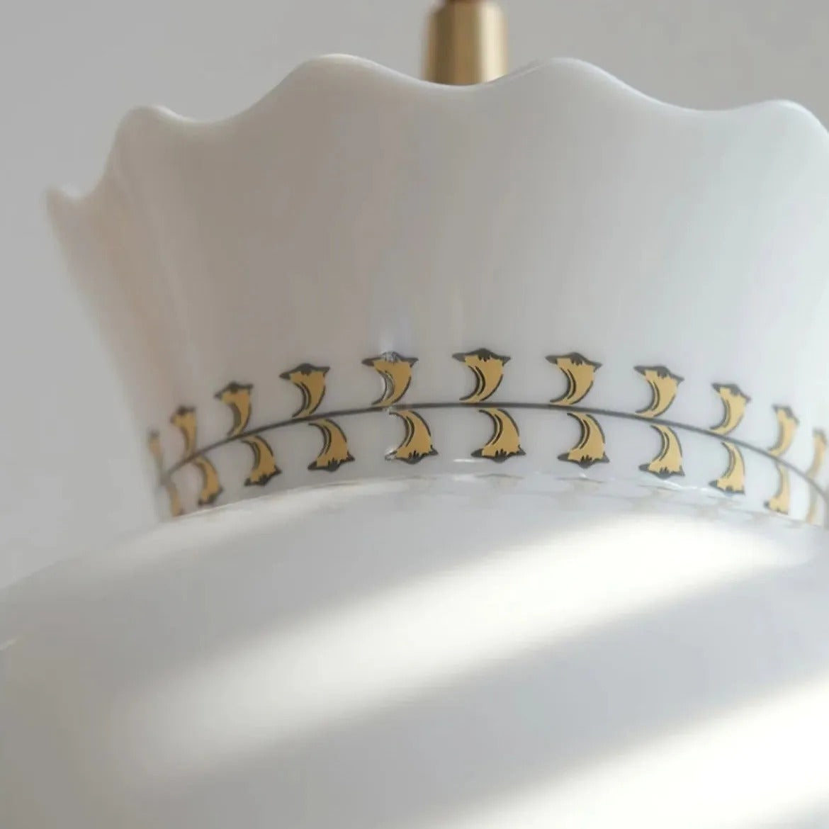 Valentina Modern Hat-Shaped LED Pendant Light Ceramic Bedroom - Letslighting