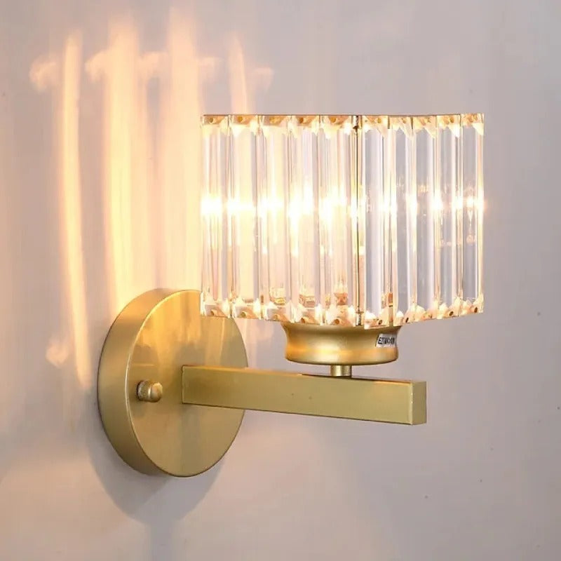 Arisha Modern Indoor Wall Lamp Crystal Living Room Bedside Bedroom - Letslighting