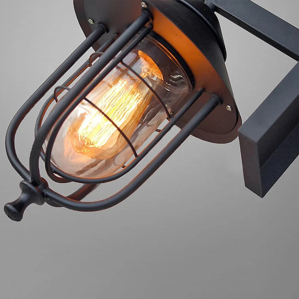 Epoch Vintage Lantern Shaped Outdoor Wall Lamp - Letslighting