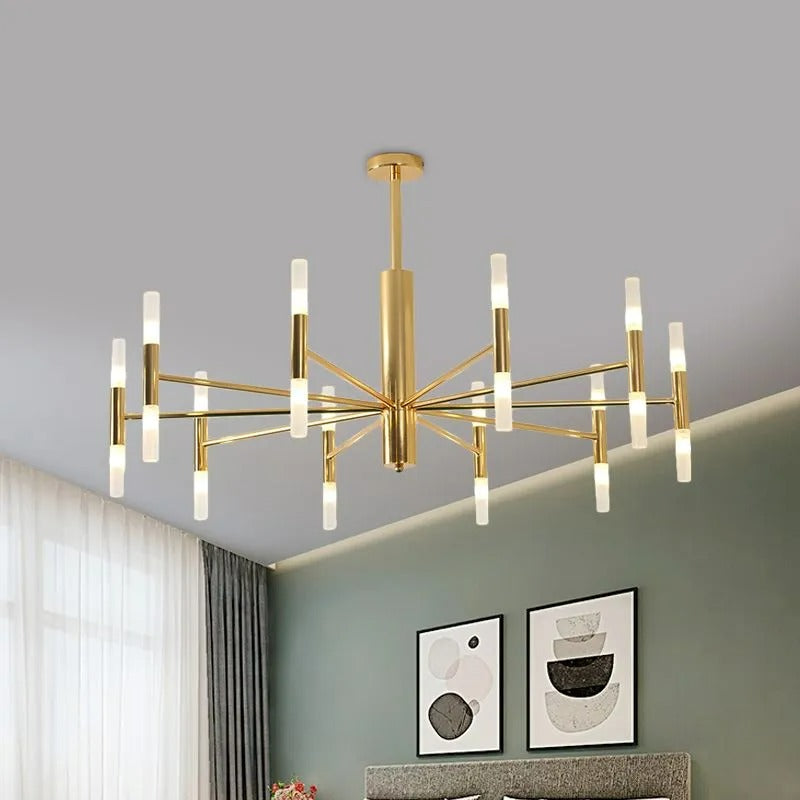Kristy Modern Cylindrical Metal Chandelier