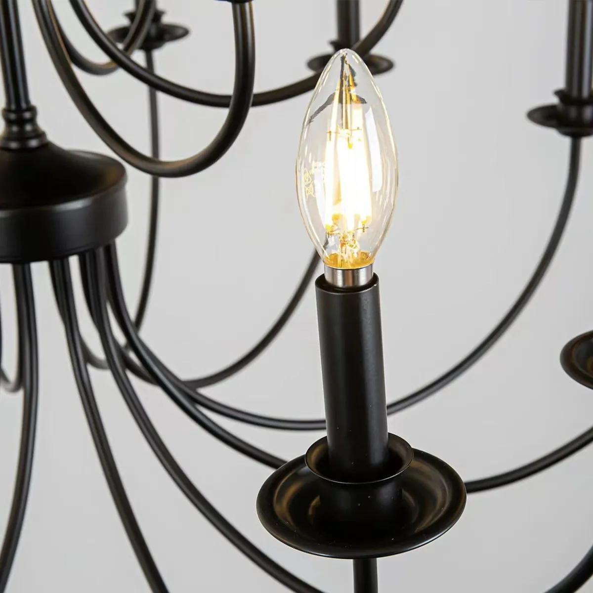 Silva LED Chandelier Metal Bedroom Living Room Ding Room - Letslighting