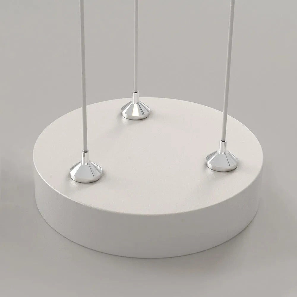 Arisha Art Deco Flower Shape Metal Pendant Light