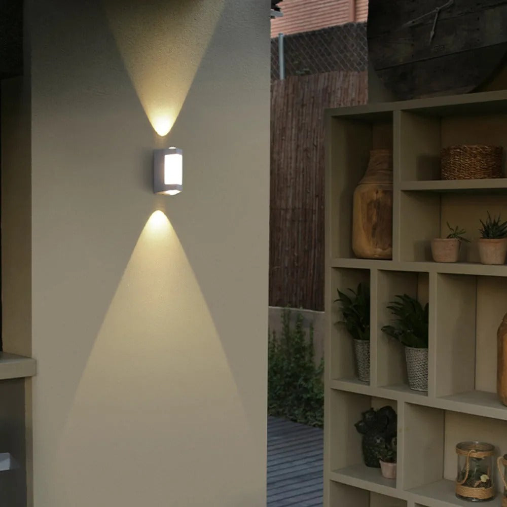 Ray Nordic Up Down Acrylic Outdoor Wall Lamp - Letslighting