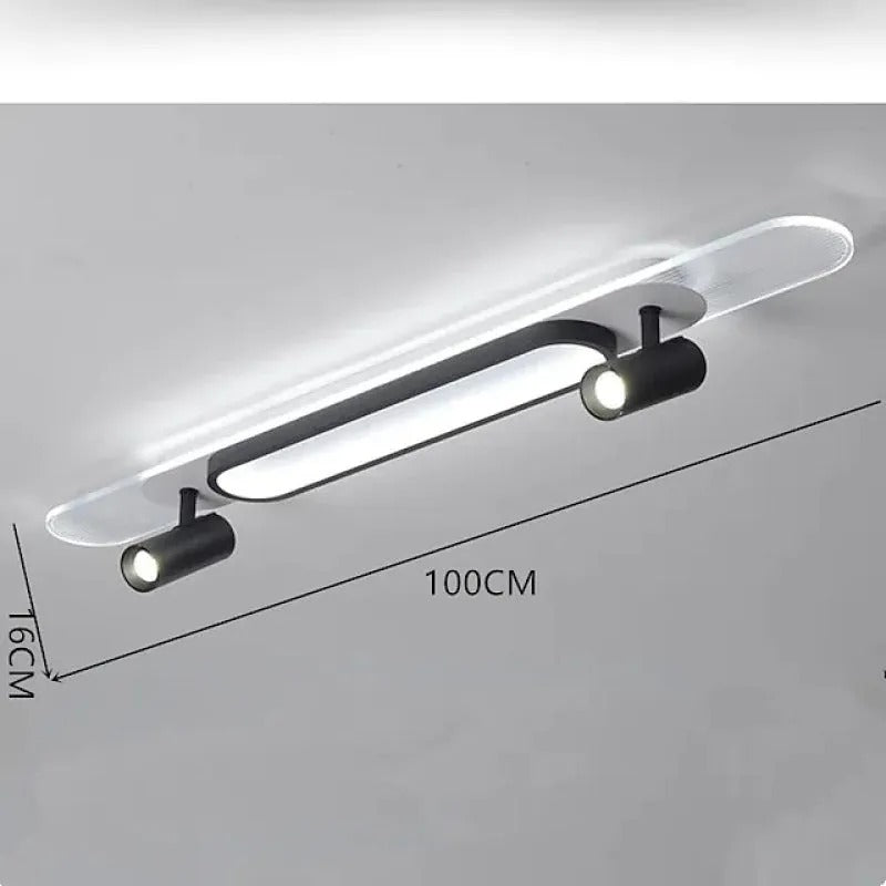 Aim Modern Rectangular LED Acrylic Ceiling Light - Letslighting