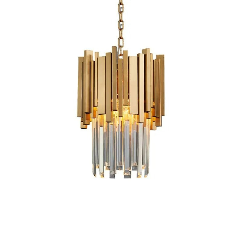 Kristy Modern Crystal Pendant Light Living Room - Letslighting