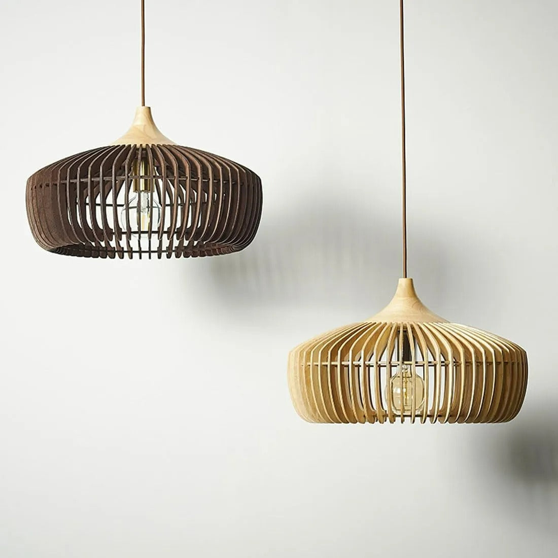 Muto Nordic Japanese Pendant Light Wood Bedroom/Living Room