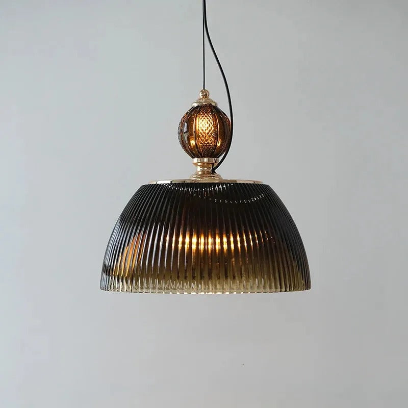 Valentina Retro Metal/Glass Pendant Light Living Room/Study/Bedroom